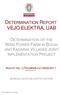 DETERMINATION REPORT VEJO ELEKTRA, UAB