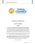 PRE BUDGET SUBMISSION 2016 GALWAY CHAMBER. Context