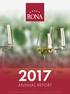 Table of contents // výročná správa 2017 annual report 2017 //