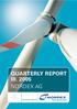 QUARTERLY REPORT III NORDEX AG