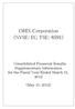 ORIX Corporation (NYSE: IX; TSE: 8591)