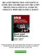 IRS AUDIT PROTECTION AND SURVIVAL GUIDE, BED AND BREAKFASTS (IRS AUDIT PROTECTION & SURVIVAL GUIDE) BY GERALD F. BERNARD, DANIEL J.