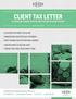 CLIENT TAX LETTER. TAX SAVING AND PLANNING STRATEGIES FROM YOUR TRUSTED BUSINESS ADVISOR Summer 2017