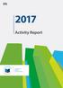 Activity Report EUROPEAN COURT OF AUDITORS