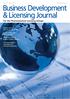 Business Development & Licensing Journal