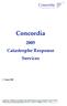 Concordia Catastrophe Response Services