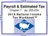 Payroll & Estimated Tax Chapter 7 pp National Income Tax Workbook