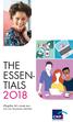 THE ESSEN- TIALS 2O18. #Together let s create new win-win insurance solutions