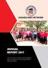 UGANDA DEBT NETWORK ANNUAL REPORT 2017 FACILITATING CITIZENS ENGAGEMENT AND OWNERSHIP OF DEVELOPMENT PROGRAMMES