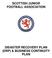 SCOTTISH JUNIOR FOOTBALL ASSOCIATION DISASTER RECOVERY PLAN (DRP) & BUSINESS CONTINUITY PLAN