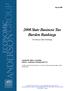 2008 State Business Tax Burden Rankings