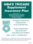 MBA S TRICARE Supplement Insurance Plan
