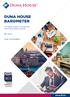 duna house Barometer issue NOVEMBER The latest property market info from Duna House network