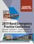 2019 Rural Emergency Practice Conference