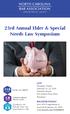 23rd Annual Elder & Special Needs Law Symposium