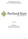 Portland State University Fiscal Year 2019 Internal Audit Plan