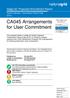 CA045 Arrangements for User Commitment