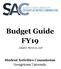 Budget Guide FY19. Adopted March 26, Student Activities Commission Georgetown University