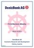 FX & Markets Weekly. Week 22/2015. DenizBank AG Economic Research and Development Vienna, Austria