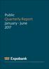public quarterly report january - june 2017