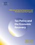 Tax Policy and the Economic Recovery