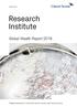 October Research Institute. Global Wealth Report Thought leadership from Credit Suisse Research and the world s foremost experts
