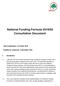 National Funding Formula 2019/20 Consultation Document