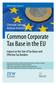 Common Corporate Tax Base in the EU