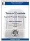 Town of Cambria. Capital Projects Financing. Report of Examination. Period Covered: January 1, 2015 May 11, M-161