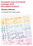 European Year of Cultural Heritage 2018 #EuropeForCulture Closing conference