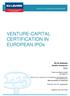 VENTURE-CAPITAL CERTIFICATION IN EUROPEAN IPOs