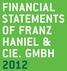 FINANCIAL STATEMENTS OF FRANZ HANIEL & CIE. GMBH 2012