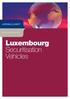 STRUCTURED FINANCE. Luxembourg Securitisation Vehicles