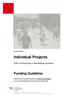 Individual Projects. CSO-Co-financing in developing countries