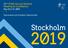 51 st ICMA Annual General Meeting & Conference May 15 to 17, Sponsorship and Exhibition Opportunities. Stockholm