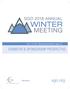 Feb. 8-10, 2018 Westin Snowmass Resort Aspen, CO EXHIBITOR & SPONSORSHIP PROSPECTUS. sgo.org