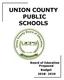 UNION COUNTY PUBLIC SCHOOLS