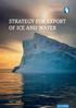 STRATEGY FOR EXPORT OF ICE AND WATER