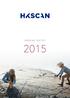Corporate responsibility at HKScan Report of the Board of Directors Consolidated income statement for 1 January 31 December...