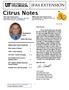 Citrus Notes. September Inside this Issue: Vol