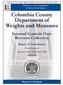 Columbia County Department of Weights and Measures