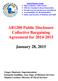 AB1200 Public Disclosure Collective Bargaining Agreement for January 28, 2015