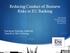 Reducing Conduct of Business Risks in EU Banking