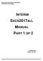 Sonoma County Office of Education Information Technology INTERIM SACS2017ALL MANUAL PART 1 OF 2
