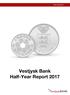 Vestjysk Bank Half-Year Report 2017