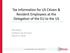 Tax Information for US Citizen & Resident Employees at the Delegation of the EU to the US
