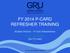 FY 2014 P-CARD REFRESHER TRAINING