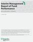 Interim Management Report of Fund Performance