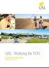 QSL: Working for YOU QUEENSLAND SUGAR LIMITED ANNUAL REPORT 2015/16