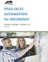 PEGA SALES AUTOMATION for INSURANCE